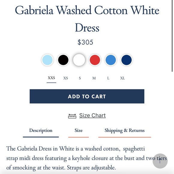 Ciao Lucia Gabriela Washed Cotton White Poplin Midi Dress XS - Picture 11 of 11